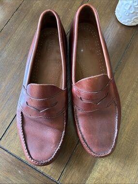 G.H. Bass & Co. Weejuns leather classic moccasin-stitched penny loafers size 10